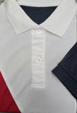 Patriotic Color Block Men's Polo Shirt